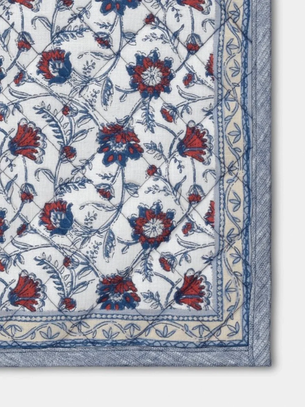 Set of 2 Floral and Chambray Double Sided Placemats - Threshold™, Spring 2026